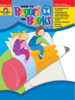 cover image of How to Report on Books, Grades 5-6